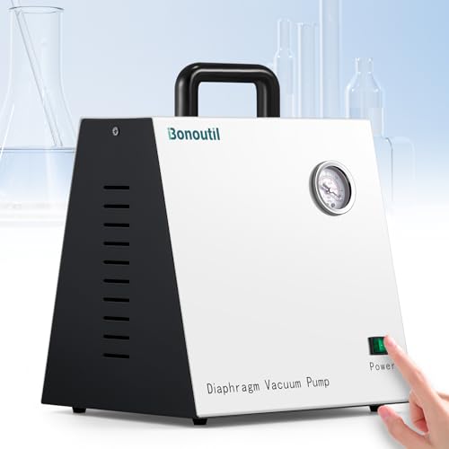 20L/min Oilless Diaphragm Vacuum Pump Oil-Free Lab Vacuum Pump