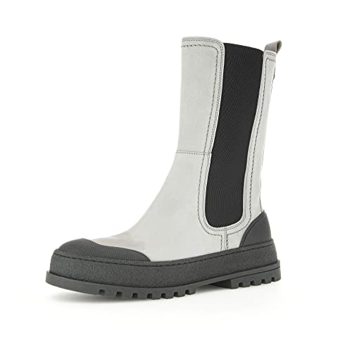 Gabor Damen Chelsea Boots, Frauen Stiefeletten,Wechselfußbett,bootee,booties,halbstiefel,kurzstiefel,stiefel,stone (schwarz),36 EU / 3.5 UK