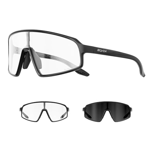 Lunettes de cyclisme UV400 SCVCN S429 : la protection idéale pour vos sorties VTT et running