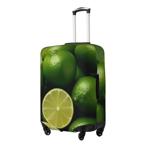 Travel Luggage Covers For Suitcase, Fresh Green Lime Elastic Suitcase Protector Washable Anti-Scratch Suitcase Baggage Cover Luggage Protector Fits 18-32 Inch Luggage2
