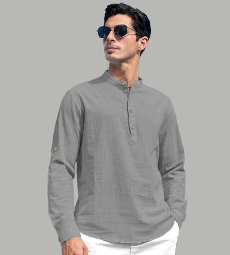 Image of Slim Fit Short Kurta for Men and Boys.(KRT BTN06, Navy Blue)