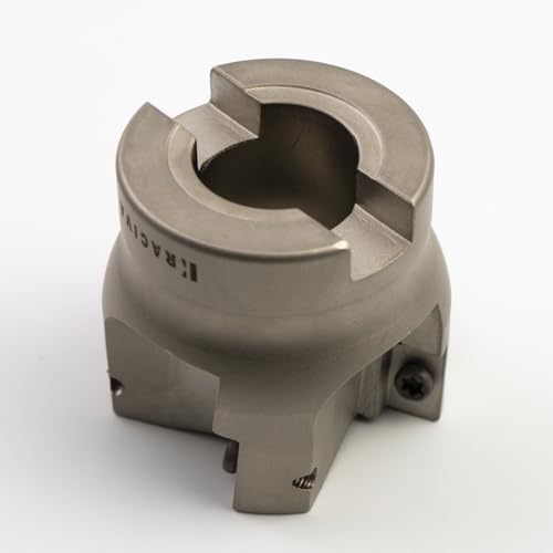 Image of R8 Face Mill, 400R 50MM 90 Face Mill Arbor, R8 FMB22 7 /16-20UNF Thread Shank, 10Pcs APMT1604 Carbide Inserts and T15 Wrench (50-4T)