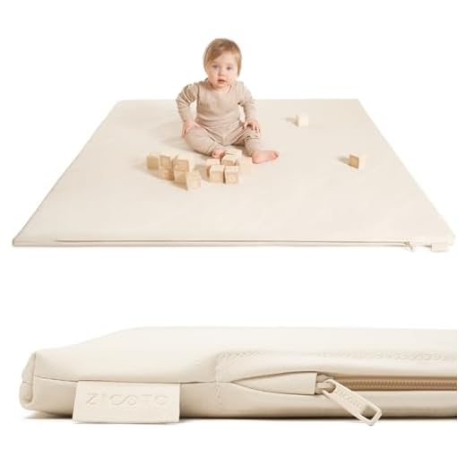 Stylish Padded Baby Play Mat for Your Boy or Girl - Extra Thick & Super Soft Vegan Leather Floor Mat Creates A Safe Play Area for Little Ones - A Beautiful Playmat That Fits Nicely Into Any Playroom
