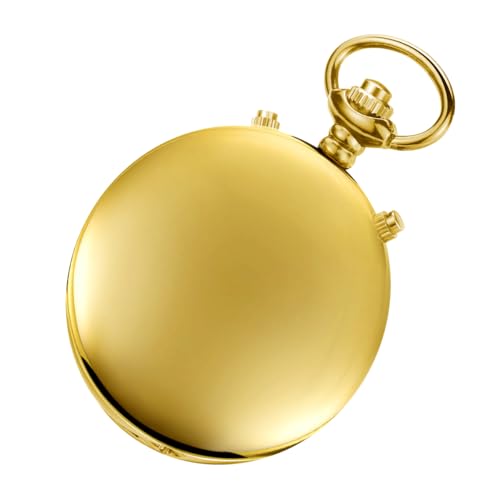 Image of BOSHIYA Multifunctional Stopwatch Calendar Silver Gold Black Pocket Watch with Bracelet