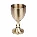 Verres à cocktail European rétro Gem Small Veron Verre de vin haut de qualité Ensemble de vin gobelet blanc Verre Verre en métal en verre spirituel Cadeau (Color : Gold, Size : 6cm)