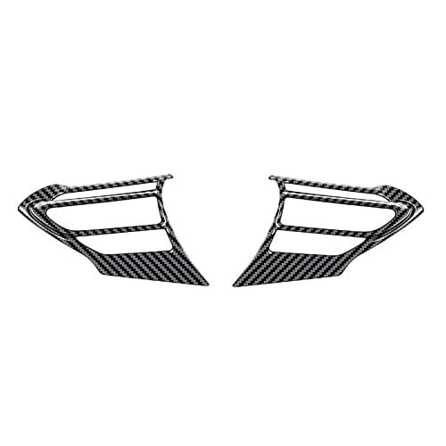 NIUNIUFU 新型 ヤリスクロス 10系 専用 ステアリングパネル ステアリングカバー ハンドルスイッチ カバー ガーニッシュ アクセサリー爪キズ防止 内装パーツ yaris cross 2020年9月~ ABS製 簡単取付 右左2P【カーボン調】YL