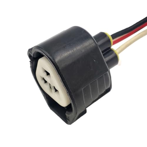 Cableado de bobina 6189-0179 con enchufe hembra de 3 pines para conexión eléctrica estable
