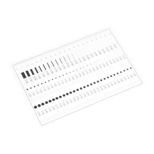 BAZEITFLOW 欠陥検出ゲージ 精密測定ツール 携帯可能 線測定用 定規 教育 研究