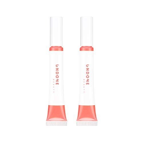 Moisturizing Sheer Balm Lip Tint with Exfoliating Tip for Gentle Dry Skin Removal – UNDONE BEAUTY Lip Life Value 2 pack. Natural Shea, Jojoba & Rose Hip. Lip Smoothing. Non-Sticky Gloss. CLEAR
