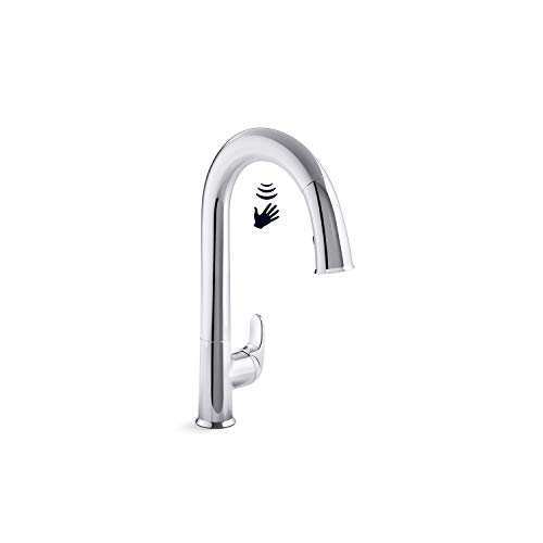 KOHLER K-72218-CP Sensate Touchless Kitchen Faucet,Polished Chrome