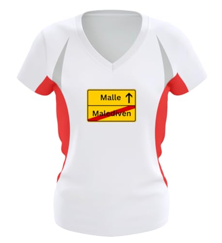 T-shirt de course Malle Maldives pour femme coupe cintrée sport