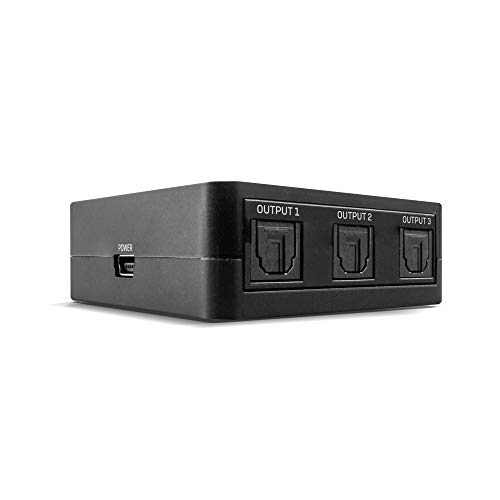 Splitter audio numérique TosLink résout le manque de prises optiques TV
