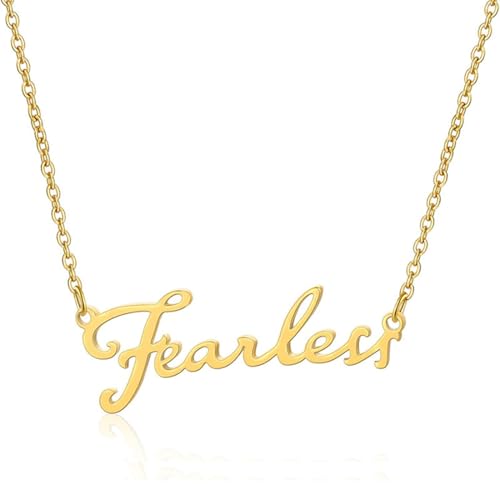 Gold Necklace Gold Lover All too well FEARLESS REP Singer Signature Necklaces for Women, TS Music Lover Gifts Inspired Necklace Gifts