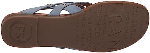 Franco Sarto Sarto Womens Gretchen Strappy Sandal Clear Sky Suede 6 M | Image 3