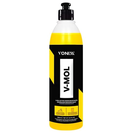 Detergente Automotivo Lava Autos Shampoo Desengraxante Neutro V-Mol 500ml Vonixx