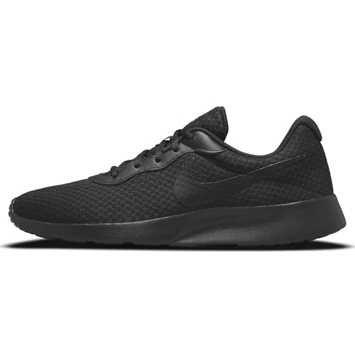 Nike Herren Tanjun Walking-Schuh, Black/Black-Barely Volt, 43 EU