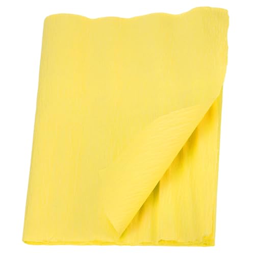 Image of MECCANIXITY Crepe Paper Roll 7.5ft Long 20 Inch Wide for Wedding Ceremony Various Large Festivals Decoration, Apricot Color