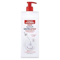 Lactovit Lactourea reparierende Körpermilch mit Protein Calcium, sofortige Absorption, 48 Stunden Ernährung und Reparatur, geeignet für trockene und extra trockene Haut, 800 ml