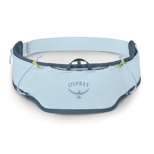 Cinturón Osprey Duro Dyna LT con forro transpirable azul cascada y plata