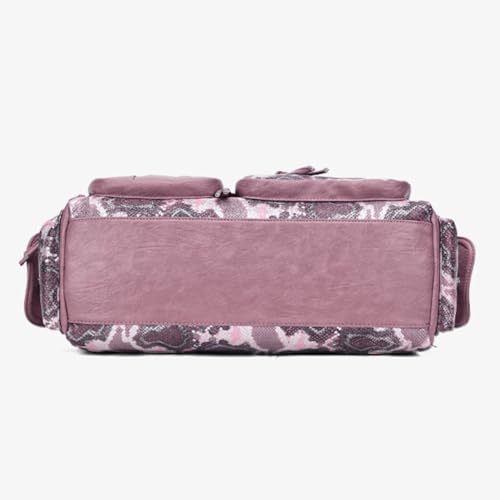 Image of Shoulder Purse for Women, Leather Women's Handbag Y2k Aesthetic Coquette Shoulder Bag Hobo Punk Trendy Ladies Purse