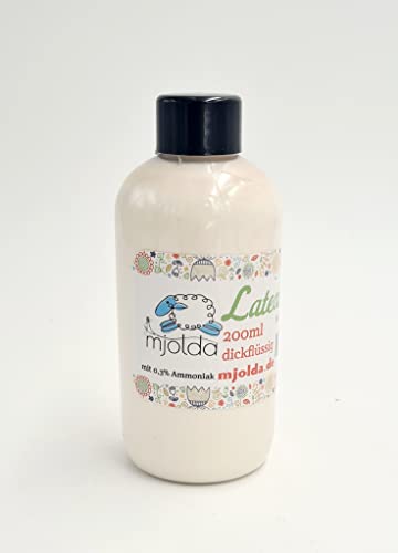 mjolda Latexmilch 200ml - Naturlatex zum Filzen und Basteln Cover