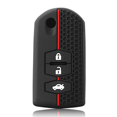 Coque clé Mazda silicone premium Finition sur mesure Étui protection 3 boutons CX5 6