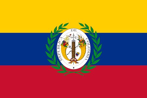 Drapeau de la Grande Colombie Troisième modèle grand format aux finitions prestige