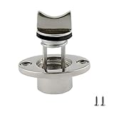 keehui Heavy Duty 316 Stainless Steel Boat Marine Garboard Drain Plug Kit with Screws & O Ring for 1...