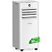 Klimaanlage Mobil 9000 BTU,4-in-1 Mobile Klimaanlage - LED Display&Fernbedienung, mobile klimaanlage mit einem Fenstermontagesatz,klimagerät mit abluftschlauch,Raumgröße bis 88m³(33㎡) C02