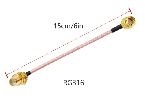 Vecys Cavo SMA Cavo Coassiale RF da SMA Maschio a