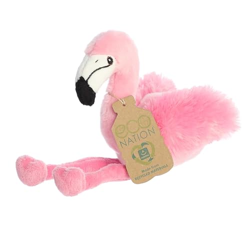 Flamant rose en peluche pour décorer une chambre d'enfant écologique
