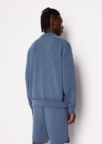 Armani Exchange Men's Modal Cotton Debossed Logo Pullover Crewneck Sweatshirt3