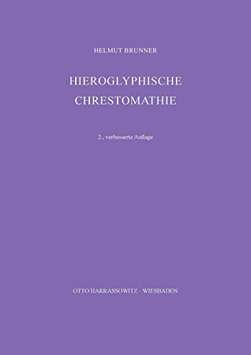 Hieroglyphische Chrestomathie Hieroglyphische Chrestomathie