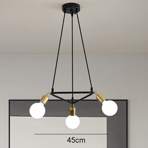 Luminaires d'éclairage en suspension géométrique réglable de plafond