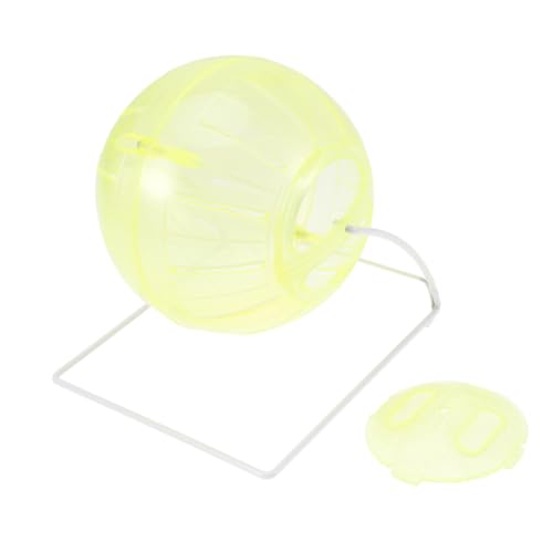 Toddmomy Hamster Running Ball Multifunctional Metal Stand Plastic Metal Construction Safe Exercise for Small Animals