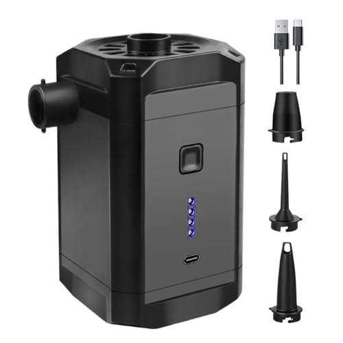 Pompe gonflable compacte portable électrique pour tampon couchage camping et lit