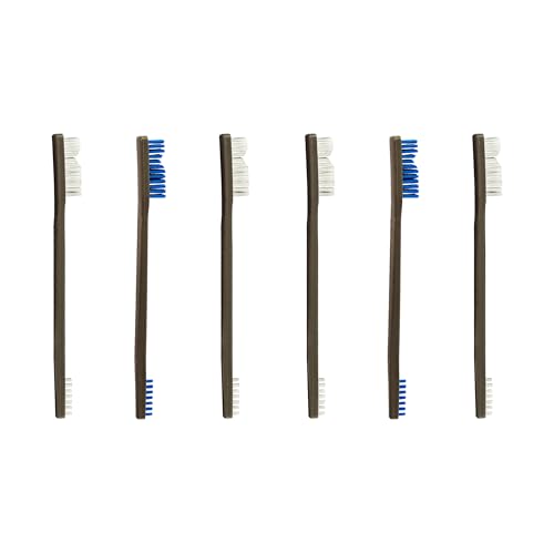 Otis Technology 6 Pack AP Brushes (4 Nylon/2 Blue Nylon)