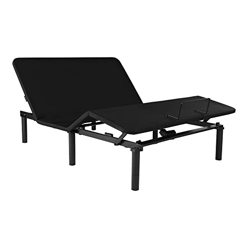 Fromann Queen Adjustable Bed Base Frame With Wireless Remote Control, Usb Ports, Zero Gravity, Under Bed Led Lighting And Three Leg Heights #TOP5