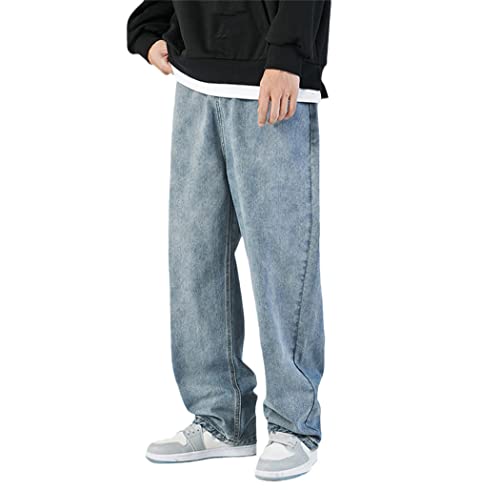Jean ample homme fini les pantalons serrés optez pour le bleu hip-hop
