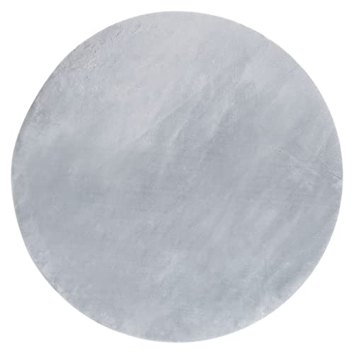 Indomex Tappeto Happy 110 cm Rosso e Grigio Chiaro