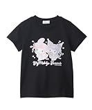 [ニッセン] Tシャツ・カットソー 男女兼用 【サンリオキャラクターズ】 半袖プリントTシャツ（男の子・女の子） 黒(マイメロディ・クロミ) 110