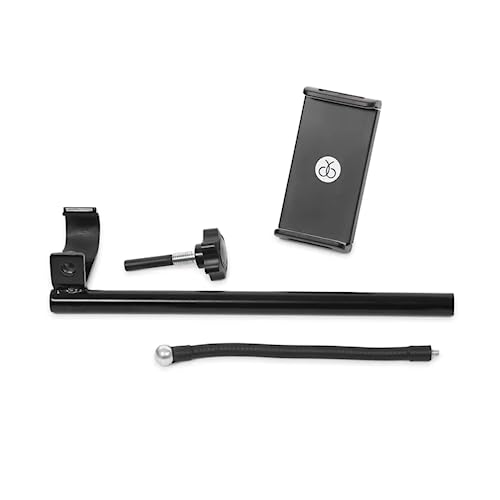 THE DB METHOD DreamMount Tablet and Phone Stand for Mounting on Squat Machine, Adjustable and Flexible Cell Phone Holder to Stream Workout Videos, Home Gym Equipment Accessories, Easy Assembly