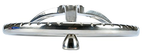 image for Amarine Made Stainless Steel Boat Steering Wheel 3 Spoke 13-1/2