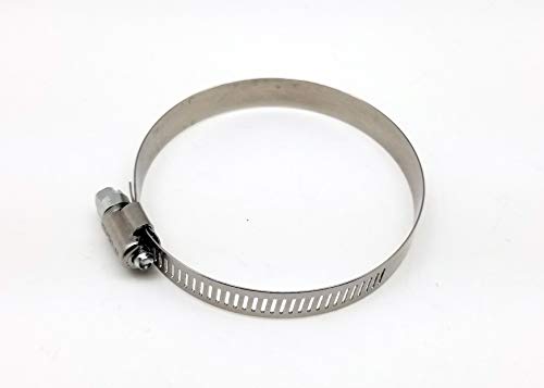 Autobahn88 Adjustable Stainless Steel Worm Gear Hose Clamp/German Type Hose Clamp, Diameter Open Range=80-100mm (3.2-4") (Pack of 4)