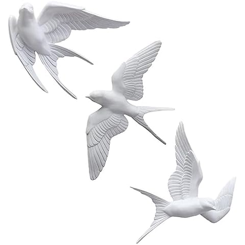 3D Resin Swallow Wall Decor Set Cover