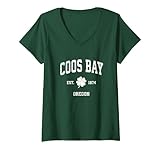 Photo Gallery donna coos bay oregon vintage shamrock sport maglietta con collo a v Photo Gallery donna coos bay oregon vintage shamrock sport maglietta con collo a v