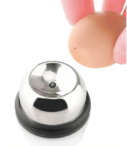 1 Pack Egg Opener Tool Egg Hole Puncher,Boiled Eggs Piercer Carded Egg Piercer for Raw Eggs,Hard Boiled Egg Peeler, Egg Pricker to Get a Good Hard Boiled Egg(Black