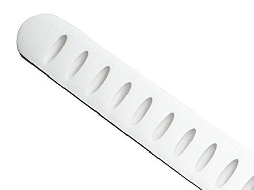 Mercer Culinary Renaissance 11-Inch Revited Slicer Knife-Granton Edge, Stainless Steel, 38x10x3 cm, Black