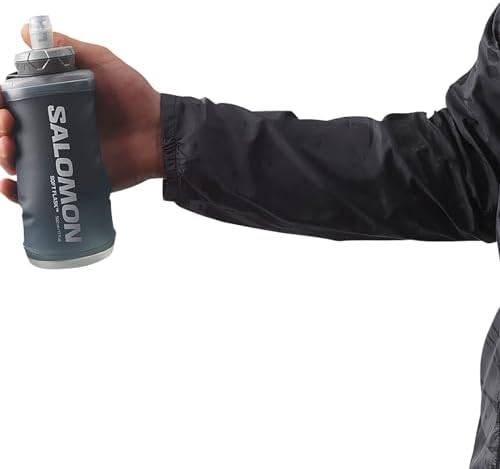 Salomon System Active Handheld z butelką unisex, minimalistyczny design, łatwa obsługa, łatwy w użyciu, czarny, Slate Grey