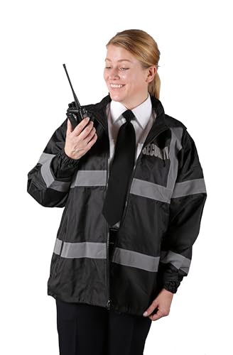 Image of First Class High Visibility Water Resistant Raincoat Jacket and Pant With Reflective Stripes